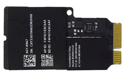 Carte sans fil (aéroport/Bluetooth)