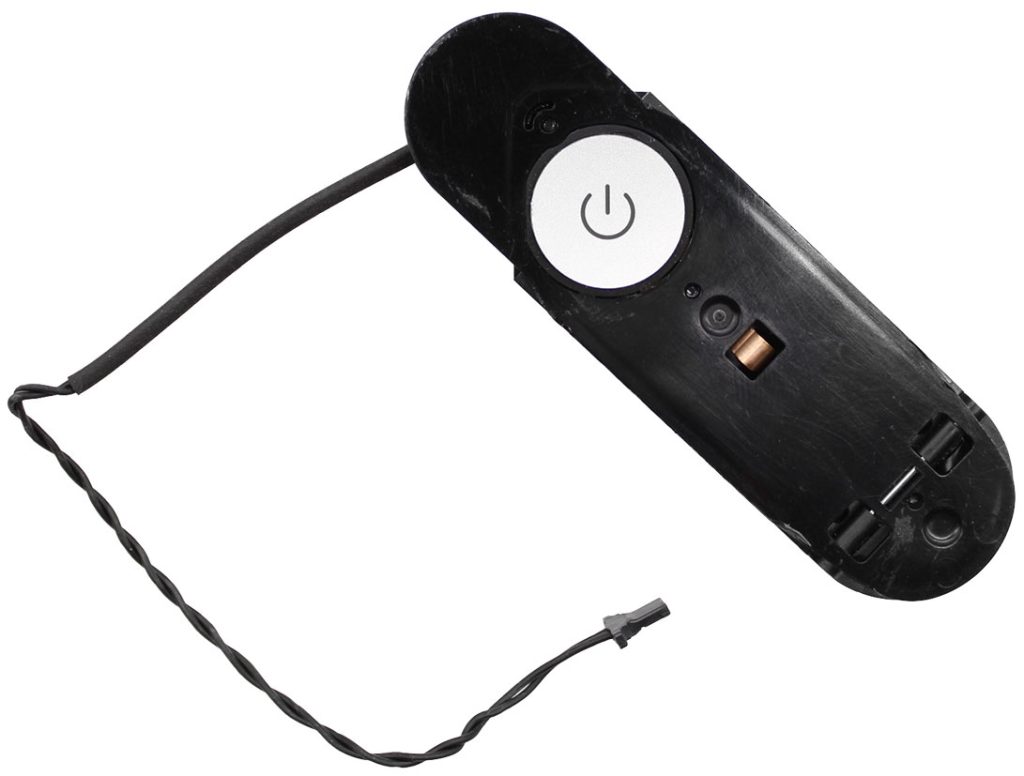 Bouton d'alimentation avec câble