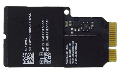Carte sans fil (aéroport/Bluetooth)
