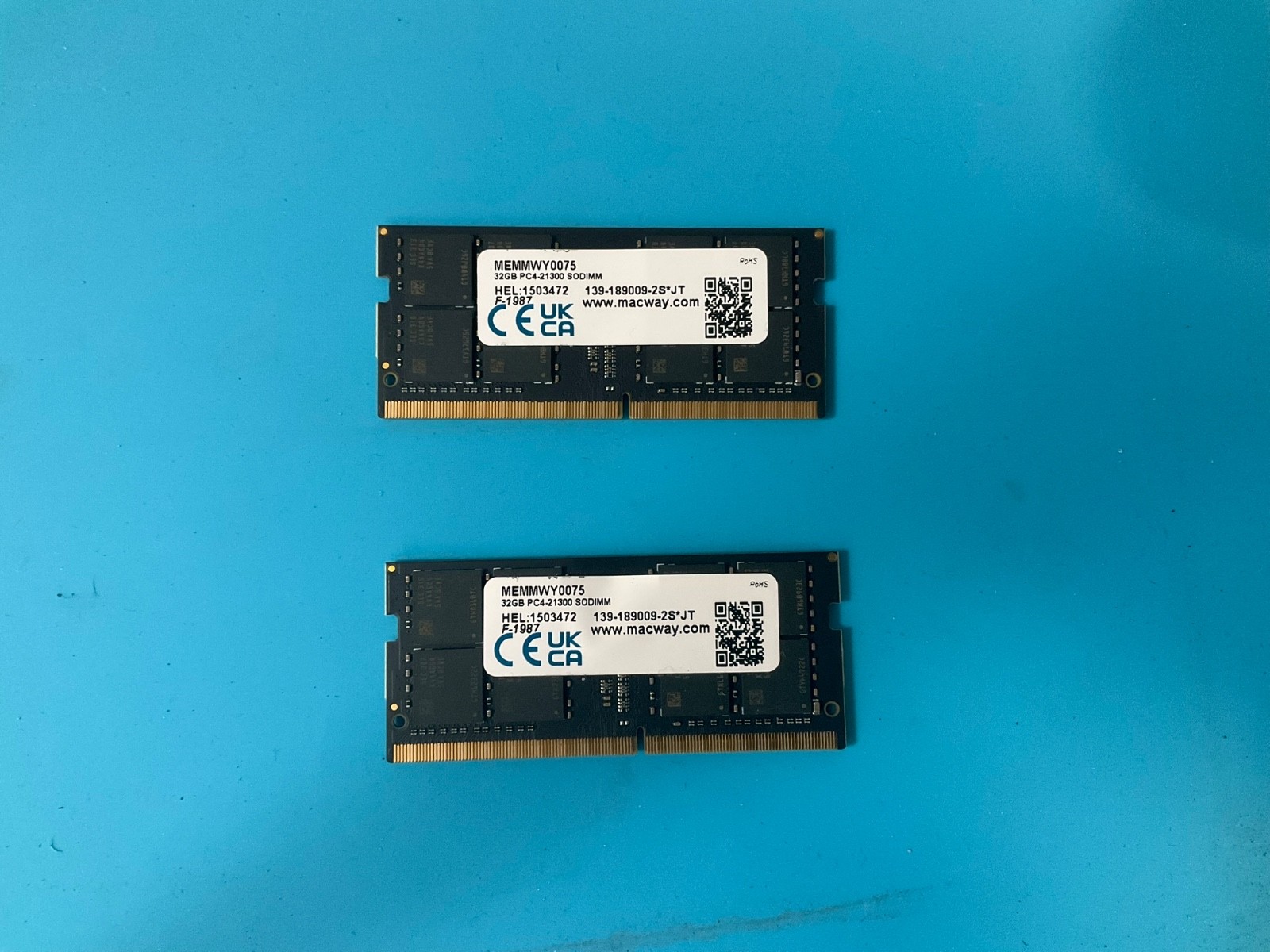 Mémoire RAM 64 Go (2 x 32 Go) DDR4 SODIMM 2666 Mhz PC4-21300