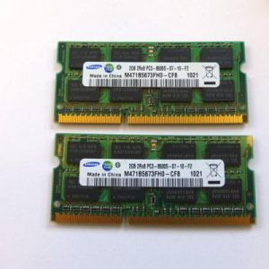2 x 2 Go RAM SO-DIMM DDR3 PC3-8500S 1066 MHz – Compatible MacBook Pro, Mac mini et iMac